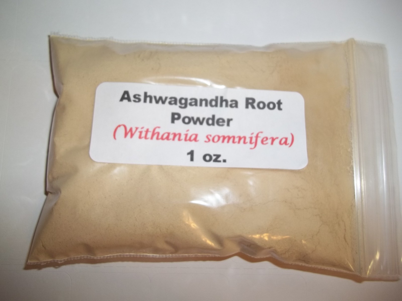 1 oz. Ashwagandha root powder (Withania somnifera) (Ashwaghanda)