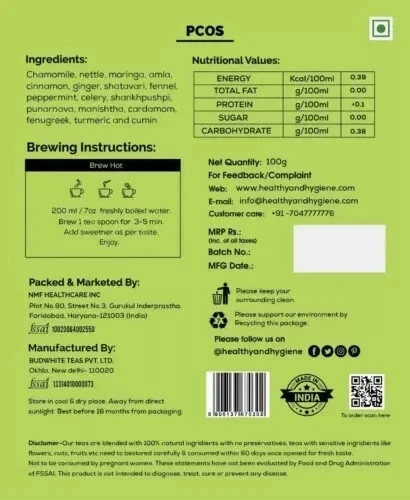 HEALTHY & HYGIENE PCOS Herbal Tea 100g