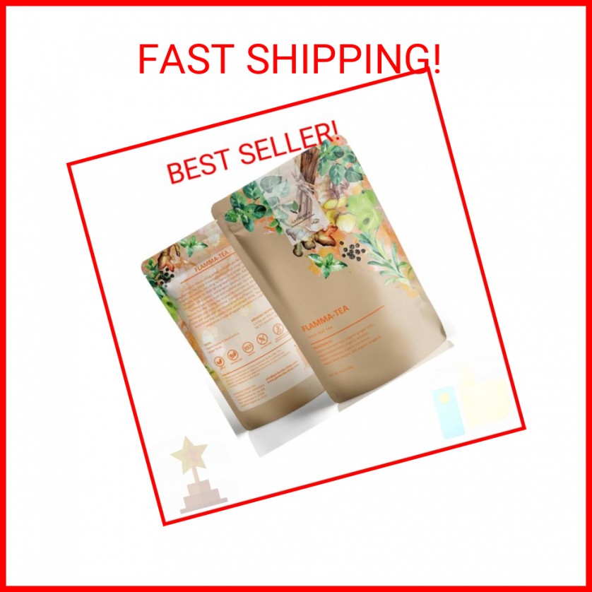 Gardenika Organic Flamma-tea Loose Leaf Tea | Premium Turmeric Ginger Blend with