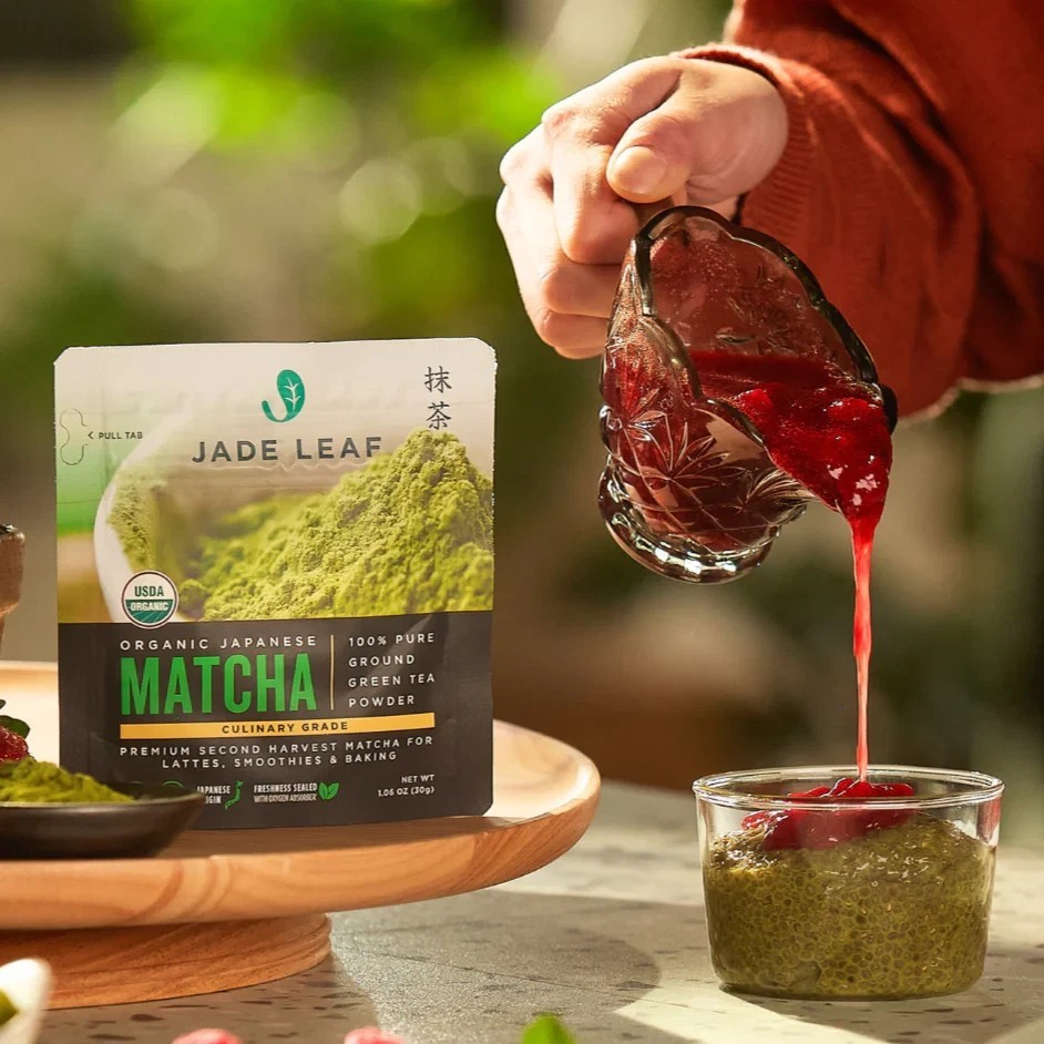 *100 % Organic Jade Leaf Matcha Organic Green Tea Powder Culinary Grade Premium*