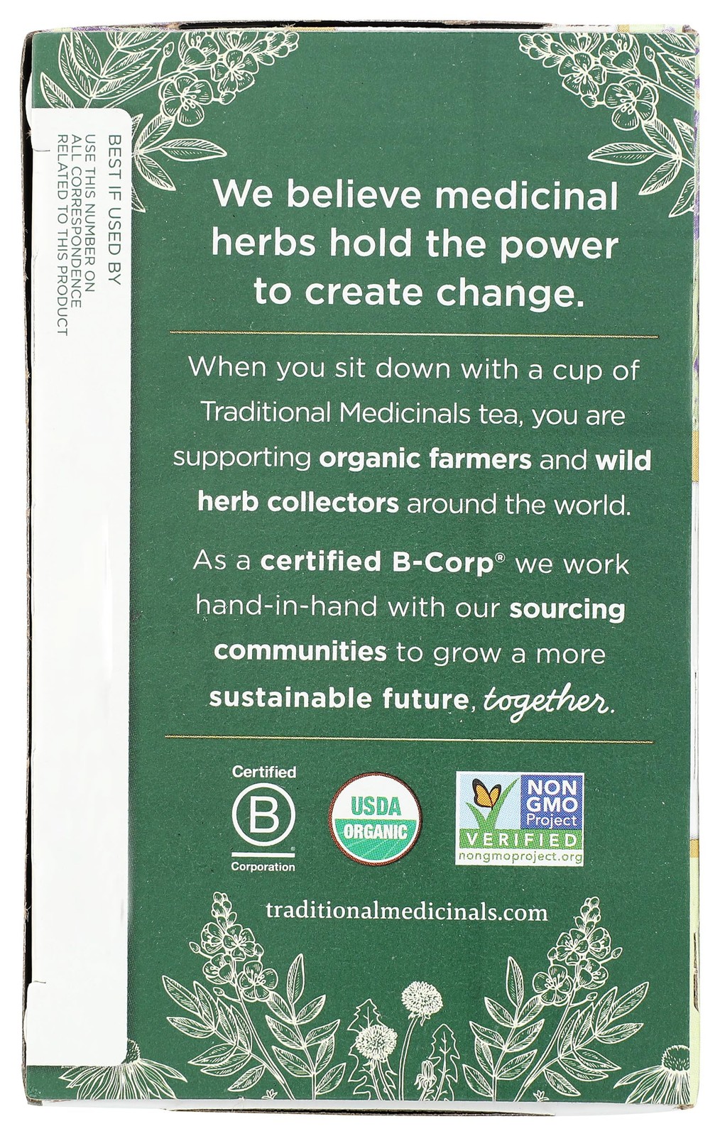 Organic Chamomile Lavender Tea 6×16 Bags | Caffeine-Free Herbal Infusion