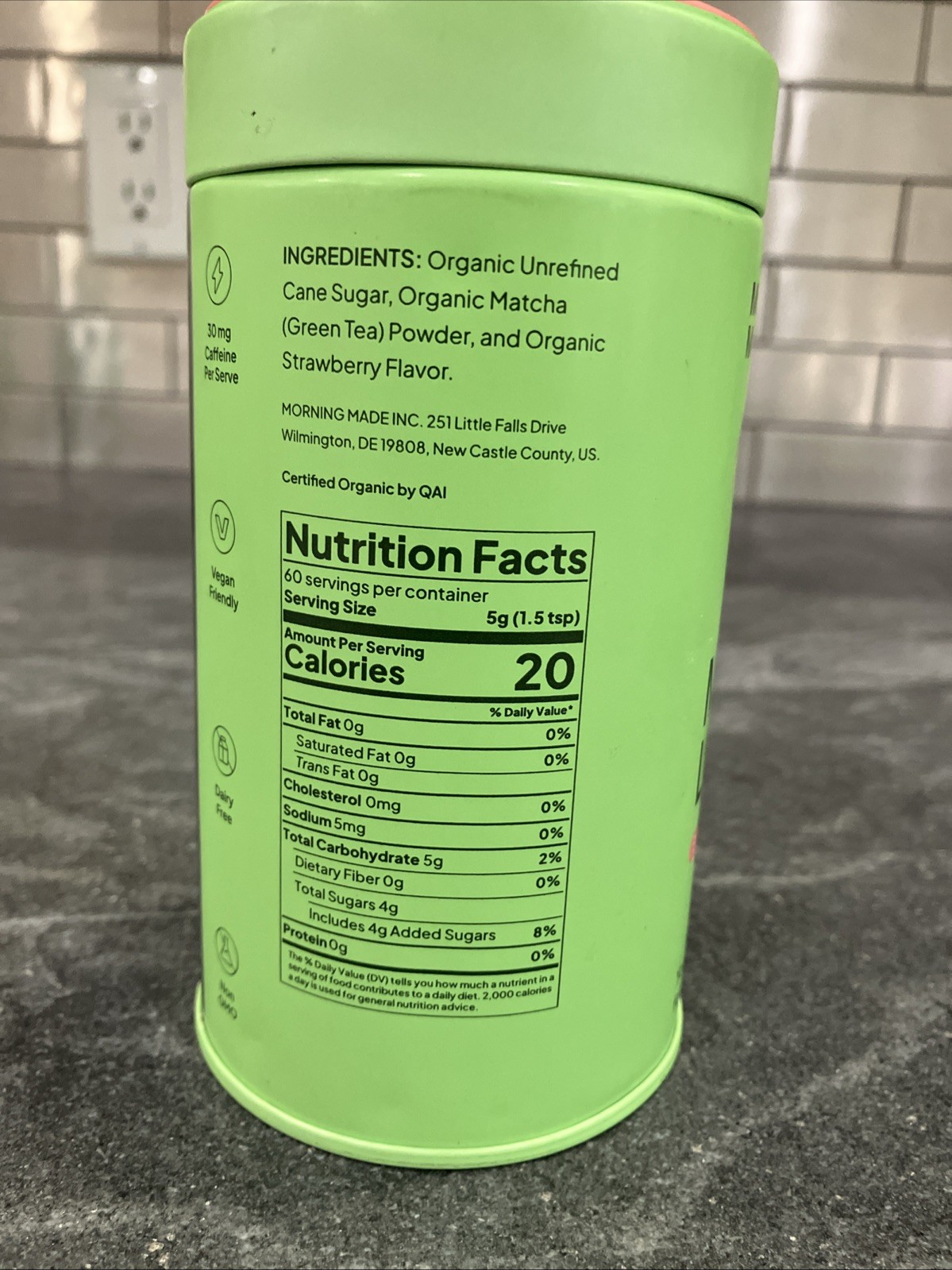 Morning Made. Organic Matcha Latte 300g 3 Pack- Original, Strawberry, Vanilla