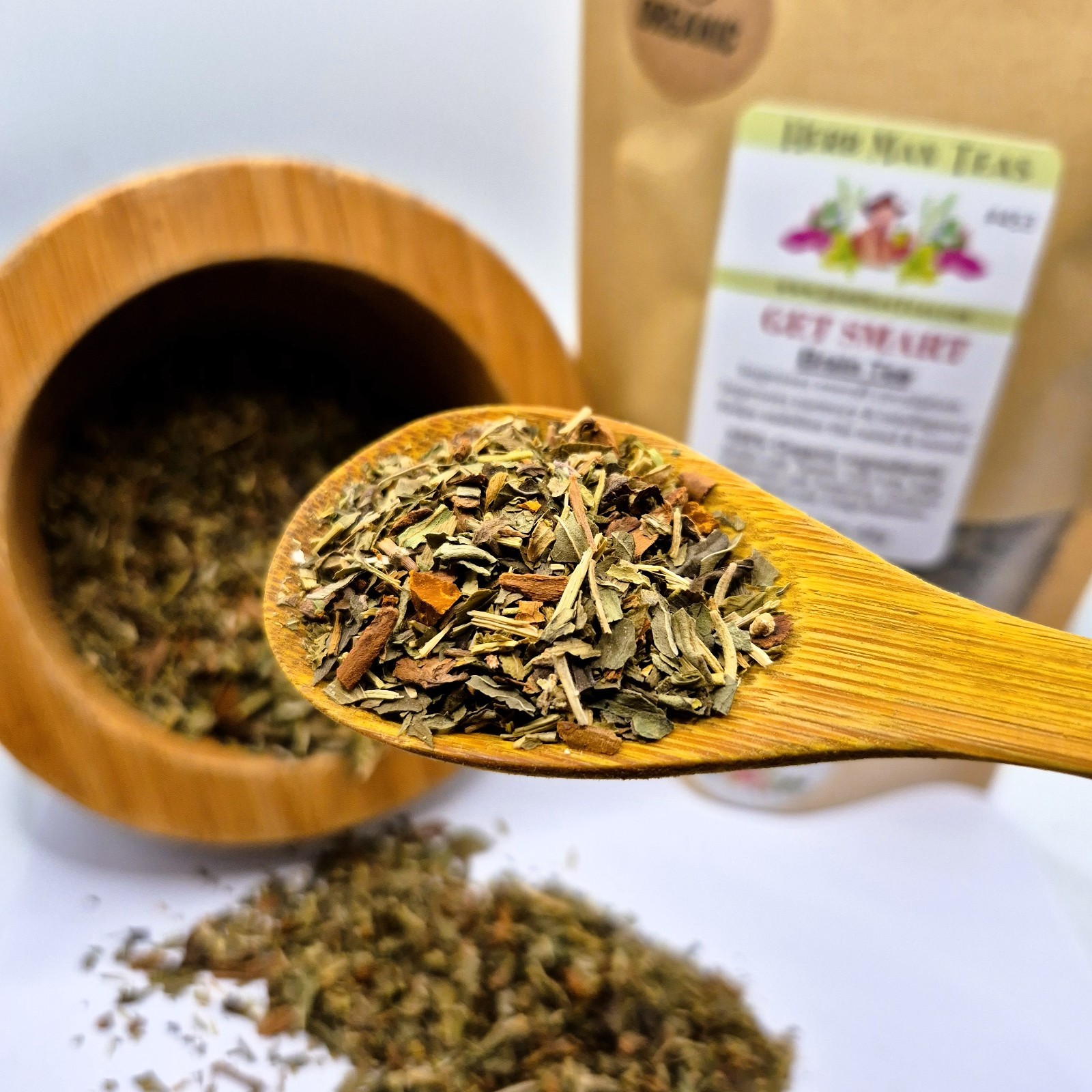 BRAIN TEA Get Smart with better memory, focus, intelligence by master herbalist