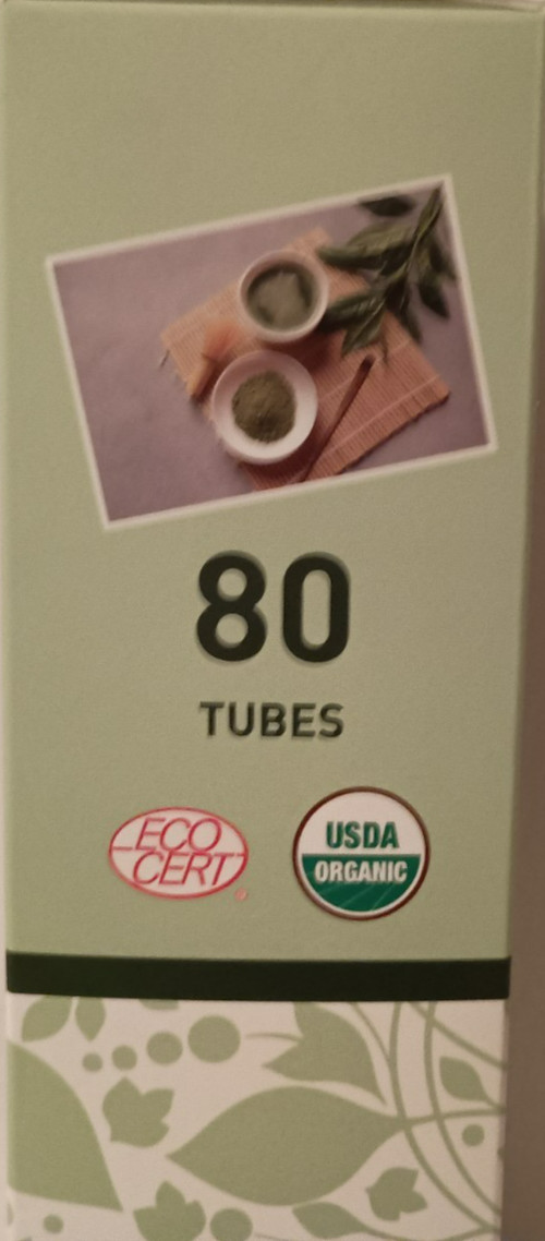 Harmony® Pure Organic Matcha Green Powder on-the-go Tea Tubes 80 Ct Box 10/2027