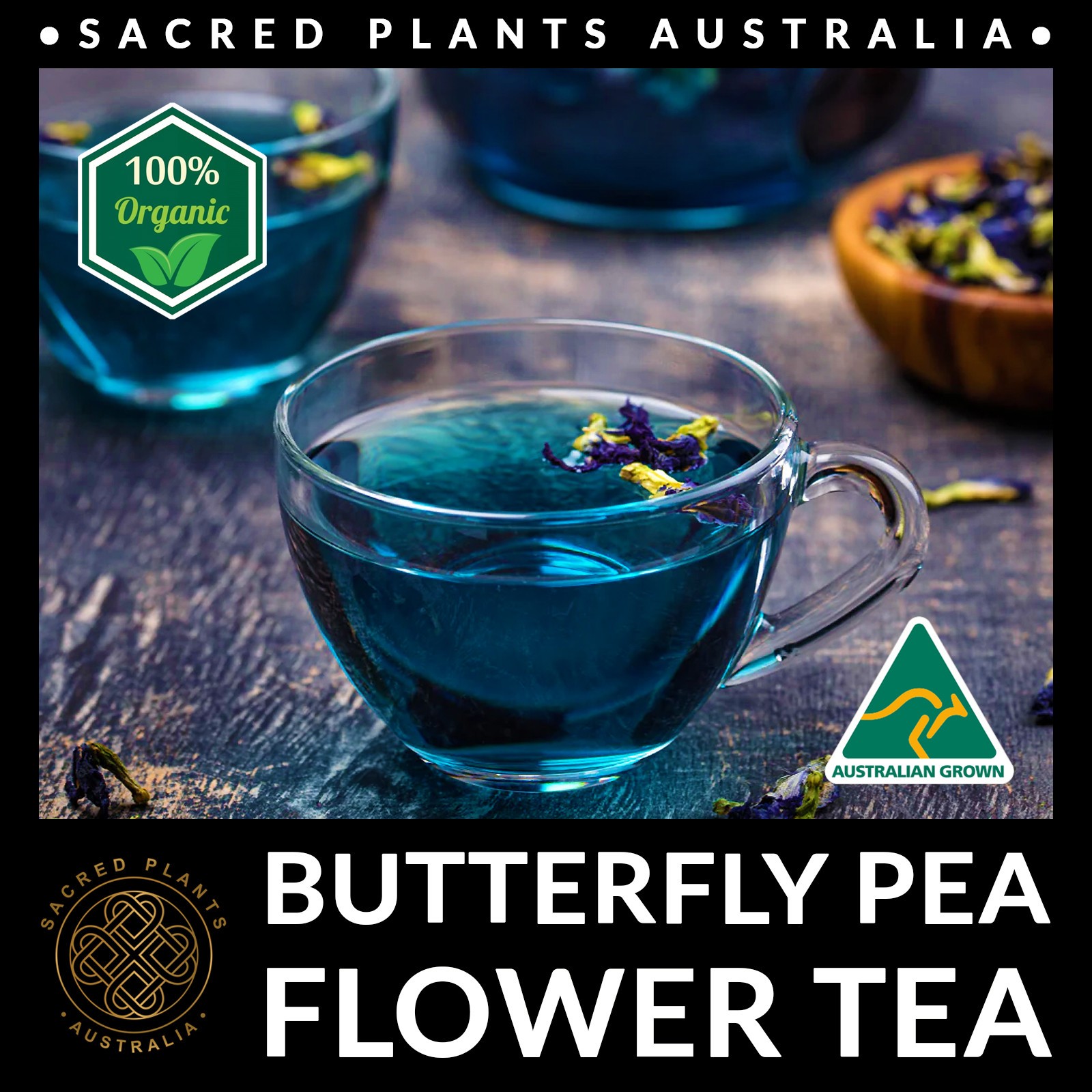 BUTTERFLY PEA Flower Tea 10g | Clitoria ternatea Loose Leaf Organic Natural