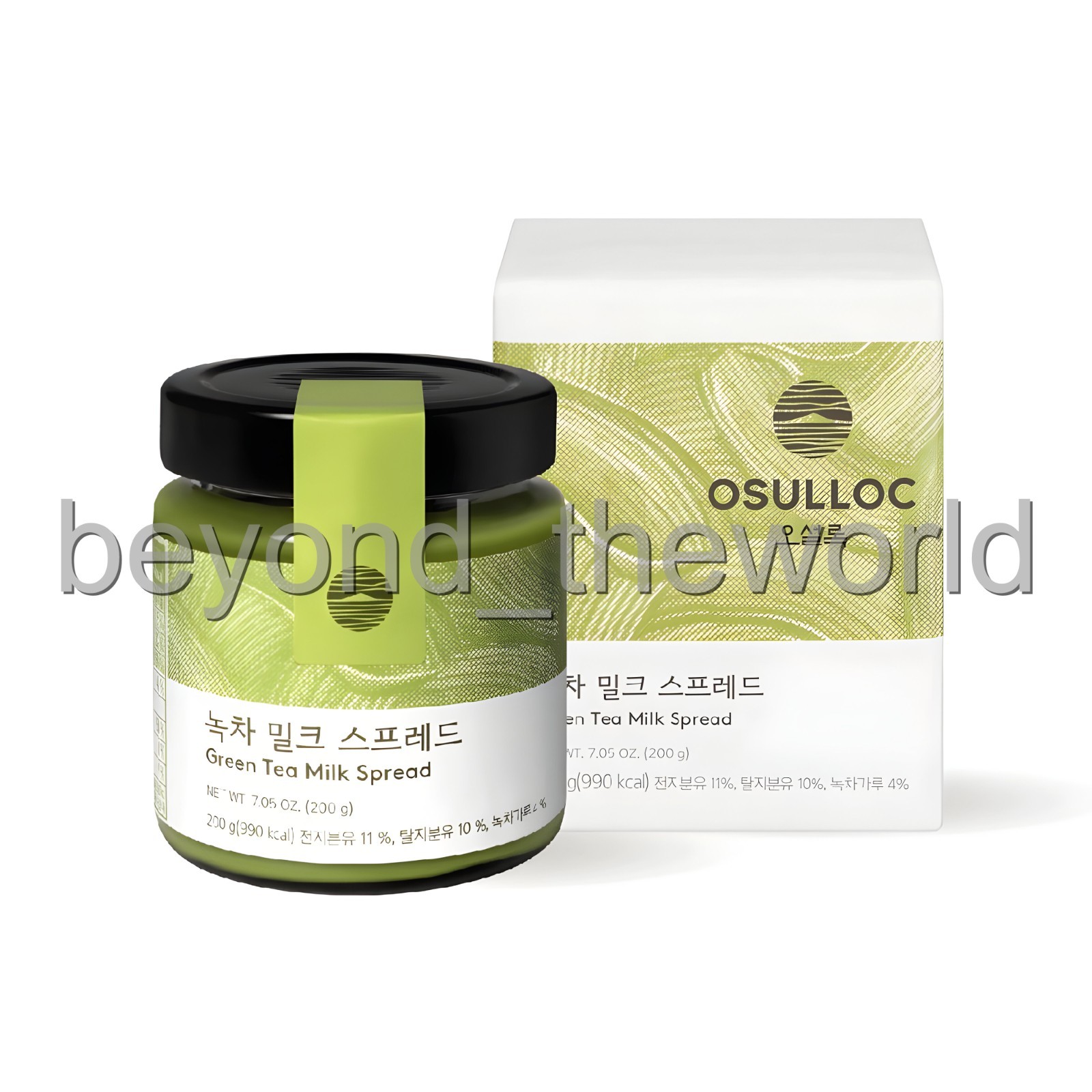 OSULLOC Green Tea Milk Spread Jam Matcha Cream 200g