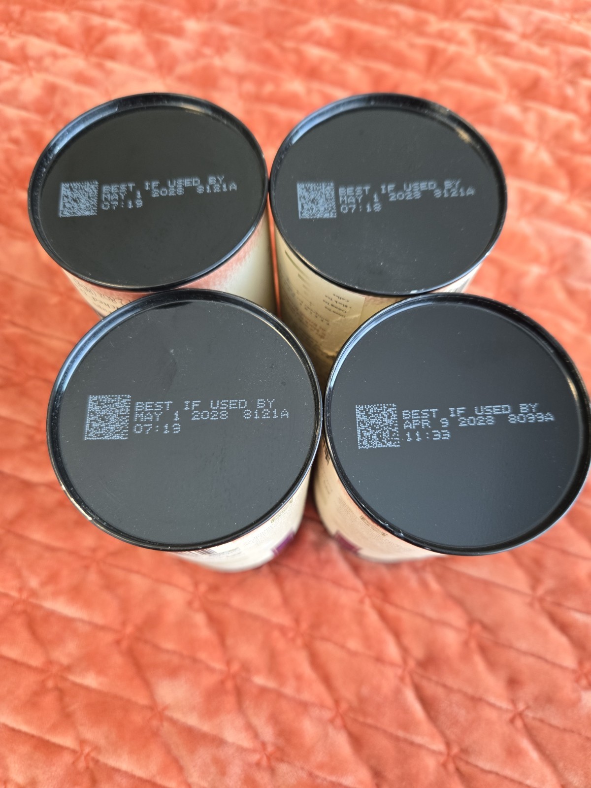 EARL GREYER The Republic of Tea.lot Of 4 BRAND NEW TINS,sealed,great Dates,xlnt.