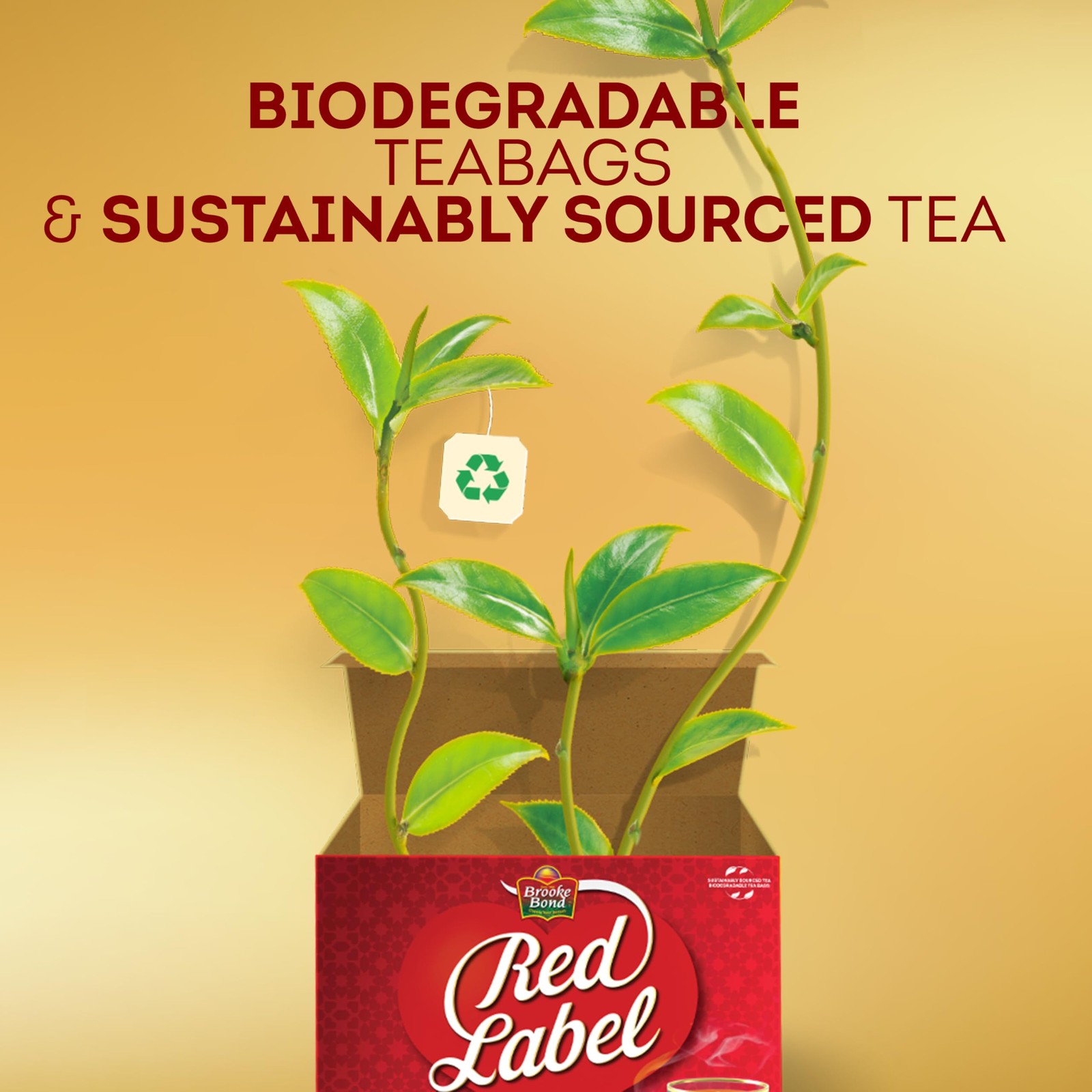 Red Label Tea | Loose | Premium Brooke Bond 450 Grams (Pack of 1), Black