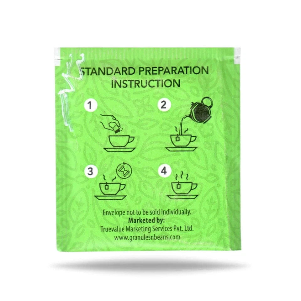 Granules n Beans Green Tea -100 Staple-Free Tea Free Shipping World Wide