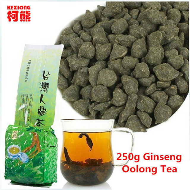 250g Natural Taiwan Ginseng Oolong Tea Herbal Energy Tea for Men Women
