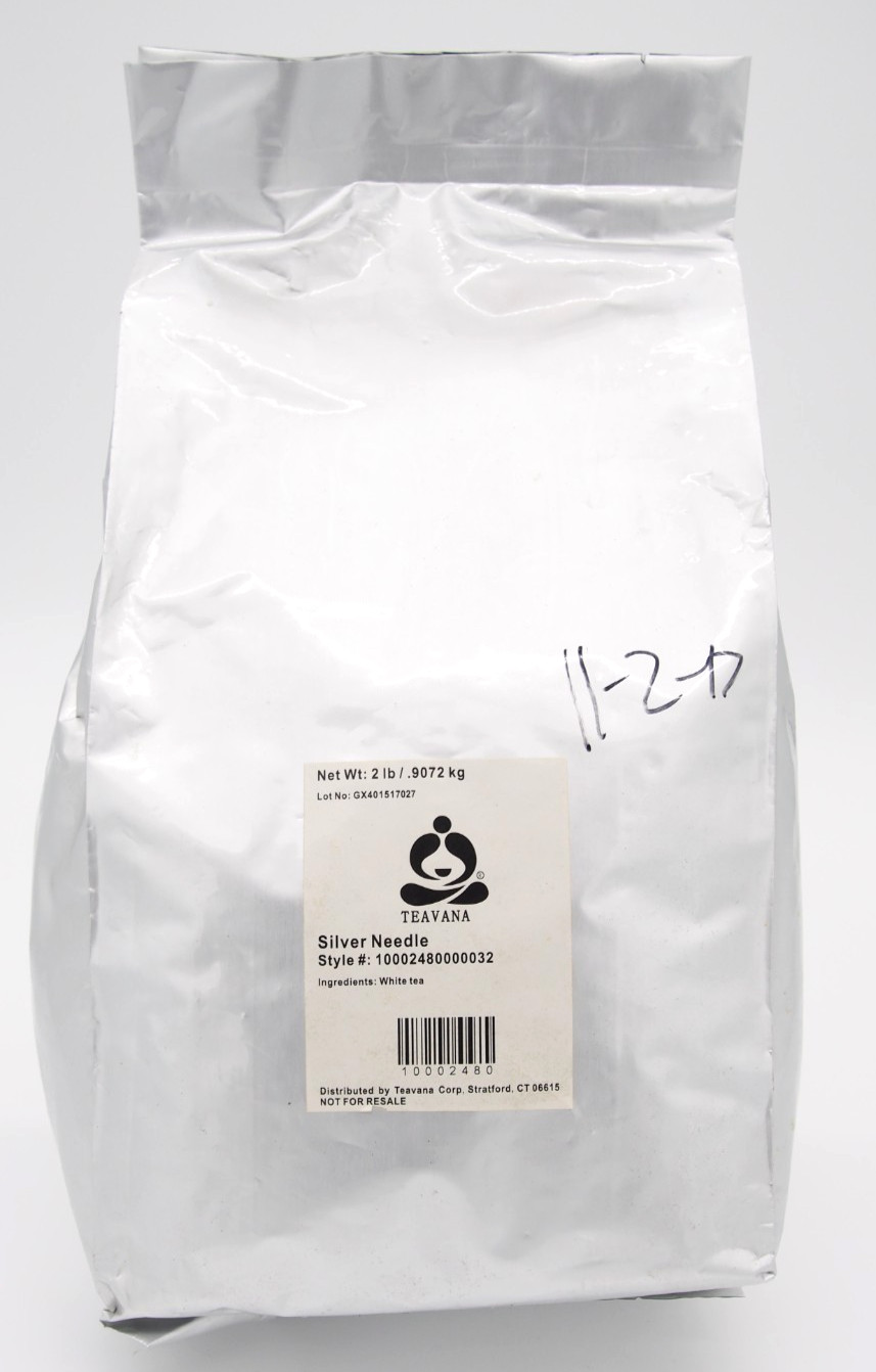 TEAVANA Original SILVER NEEDLE Bagged White Loose Tea 2lb/ 32oz FACTORY SEALED
