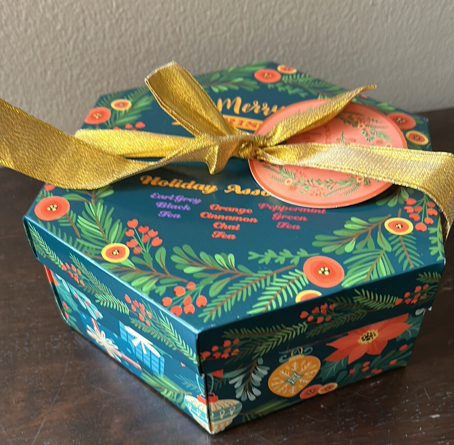3 Boxes Merry Christmas Tea Gift Set 75 Tea Bags Each Exp 07/26 Assorted
