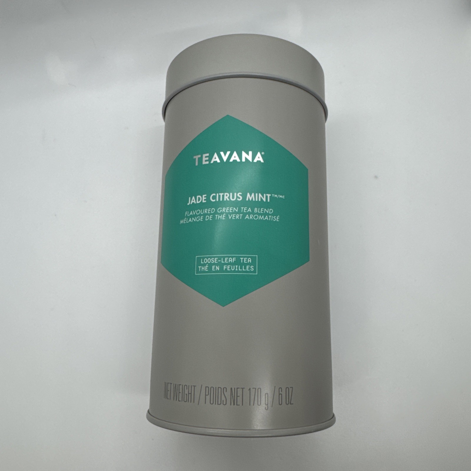 🍊 NEW TEAVANA 6 OZ FACTORY SEALED JADE CITRUS MINT 🍊🍃 LOOSE LEAF TEA & TIN