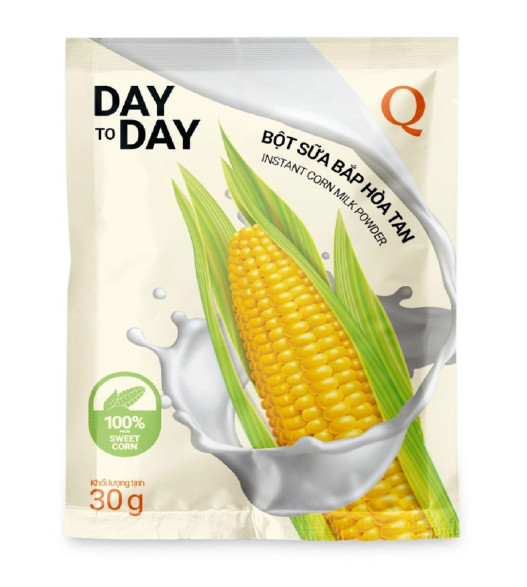 Tran Quang Vietnamese Instant Corn Milk 600G (20 Sachets x 30G) VietsWay