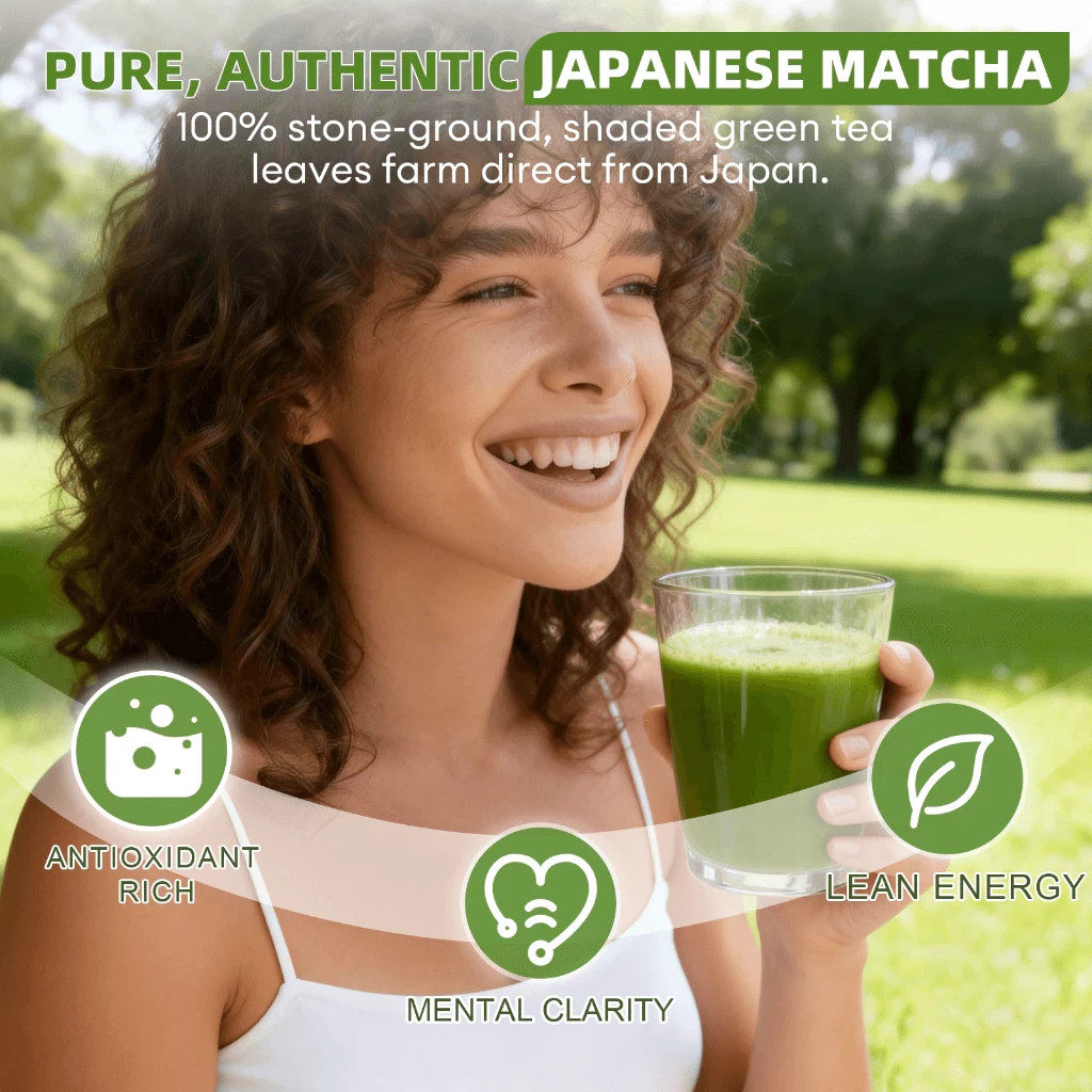 Organic Matcha Powder 100% Pure Japanese Green Tea | Baking Cake Energy Boost