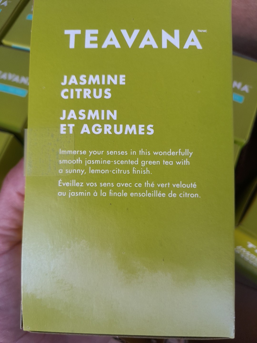 6x Teavana Jasmine Citrus Green Tea 24ct. Filterbags Best Before:11/26/25