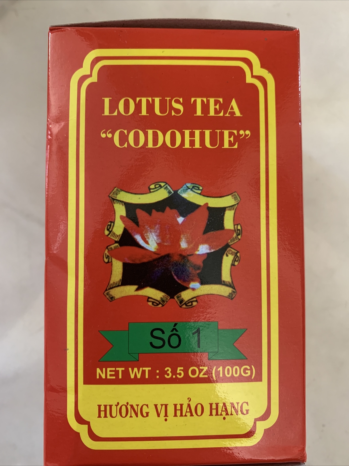 Lotus Green Tea – Tra Man Sen Co Do Hue 3.5oz 100g Product Of Việt Nam