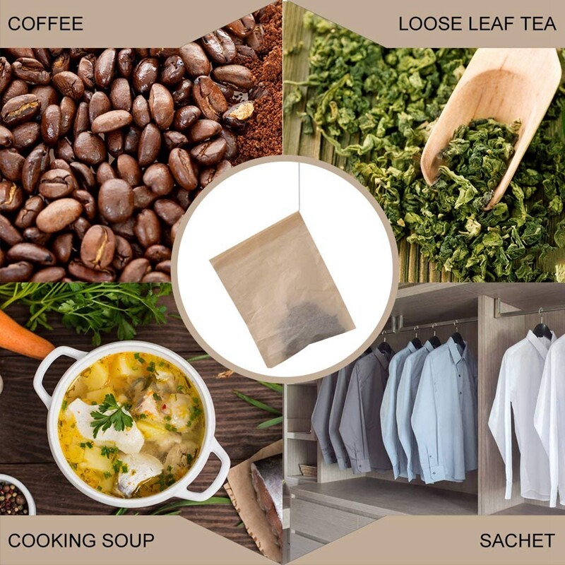 10-5000pcs Disposable Tea Bags for Loose Leaf Tea Unbleached Tea Filter Bags LOT