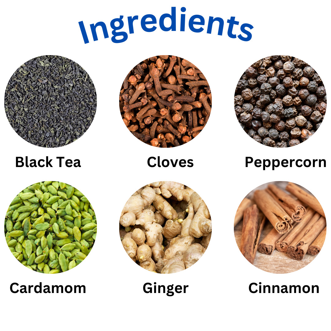 Chai Tea Loose Leaf | Ceylon Pekoe Tea and Spices| Authentic Indian Recipe