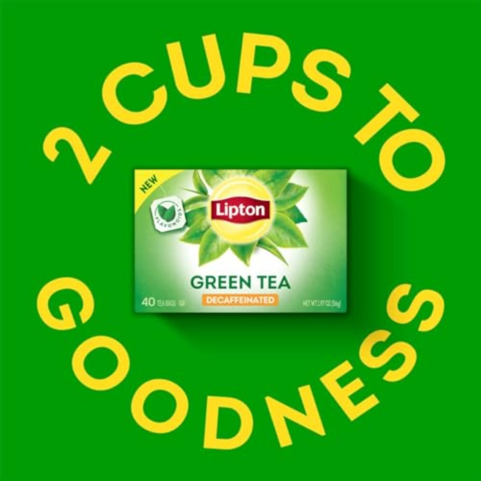 Lipton Decaf Green Tea Bags, Unsweetened Iced or Hot 240 Bags