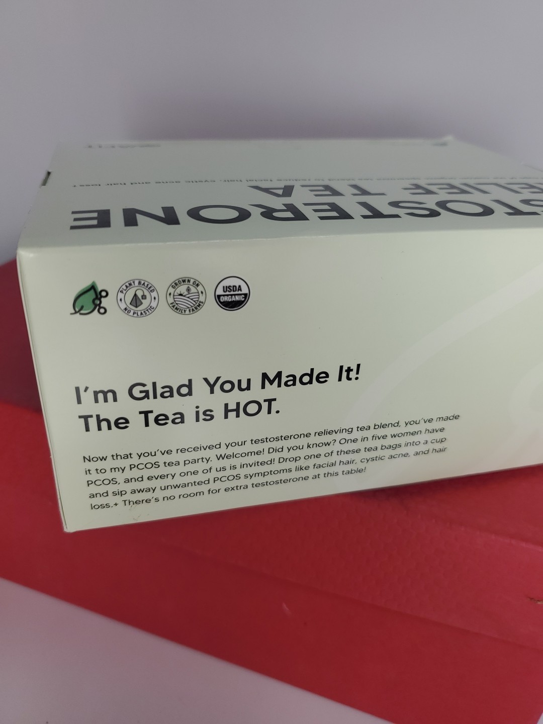 Ovafit Testosterone Relief Tea 30 Bags PCOS Symptoms Management