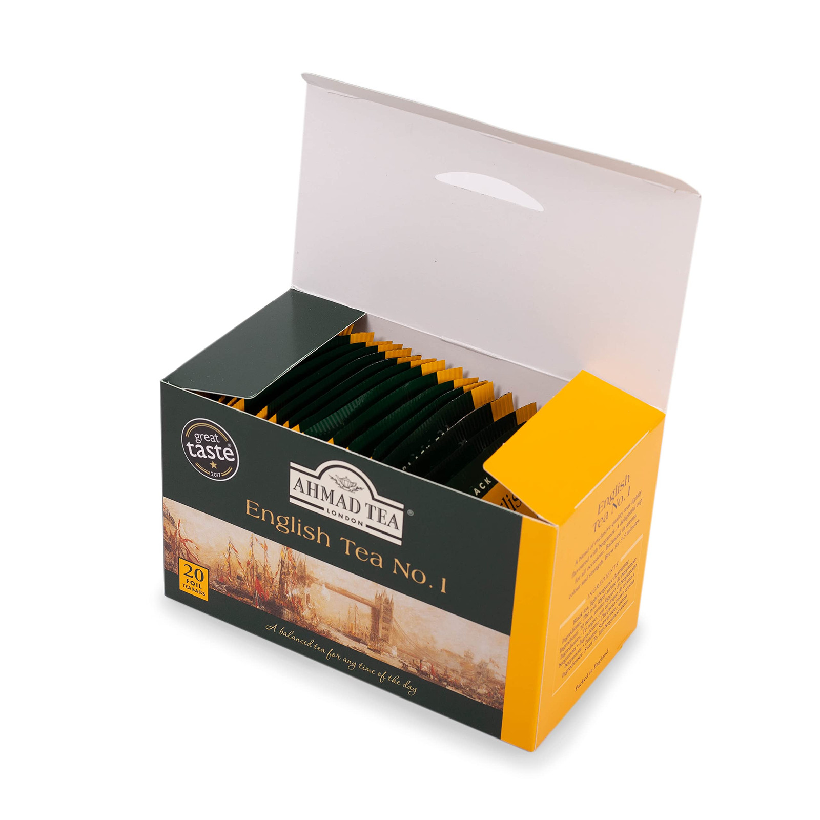 Ahmad English Tea No 1 20 Count Black Tea with Bergamot Flavor Great Taste A…