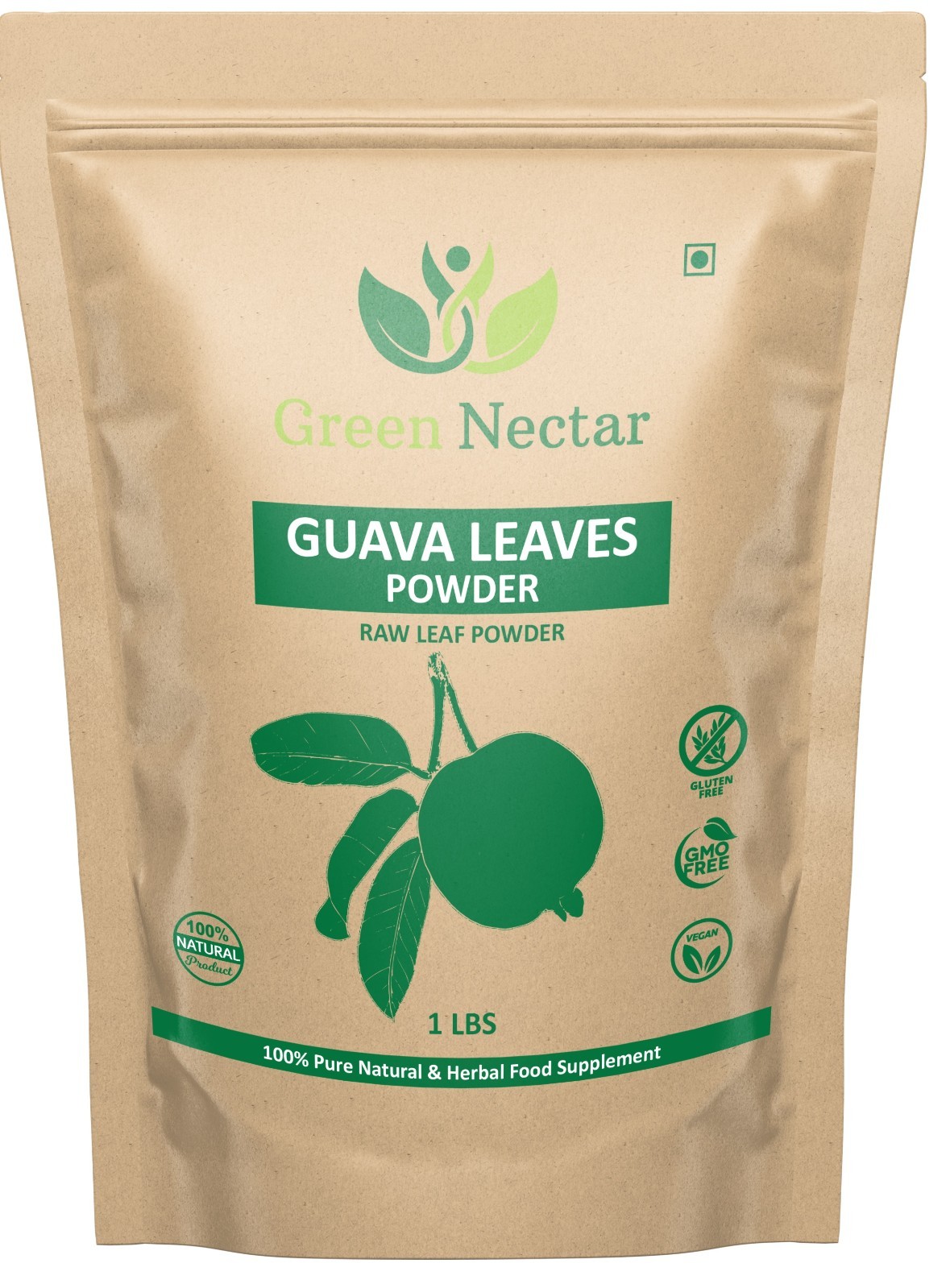 Guava Leaf Powder 16 oz | Hair Growth, Skin & Nail Health | Shadow Dried