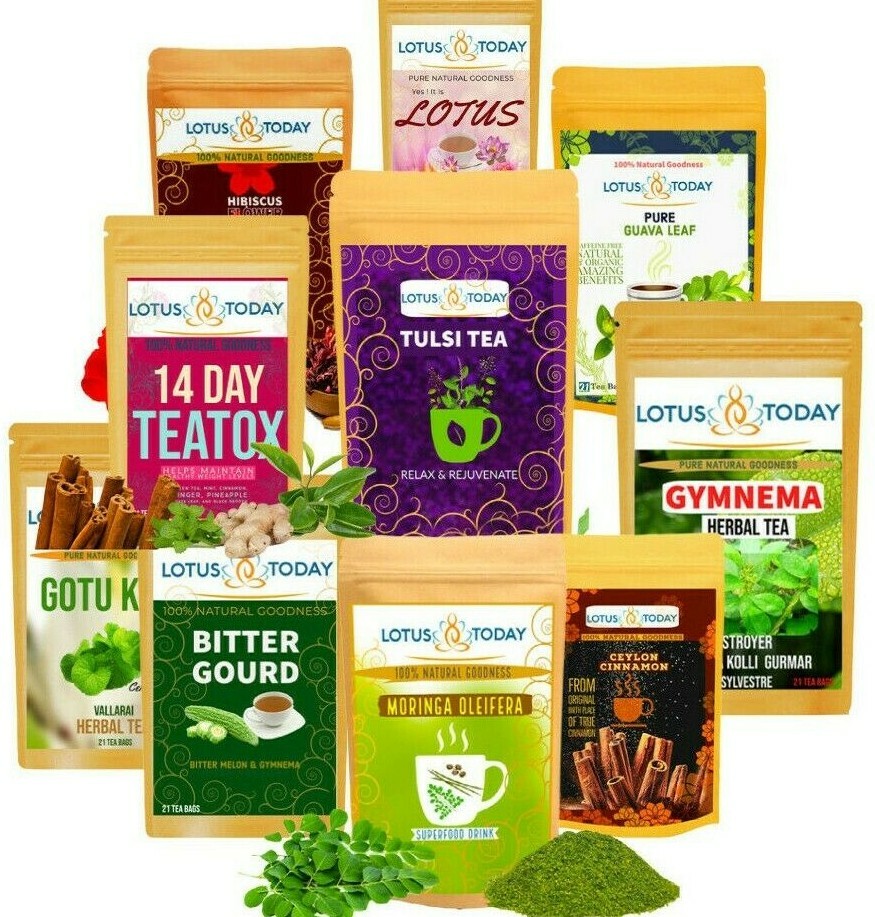 Lotustoday All Natural Herbal Tea Choose from 40 + Varieties