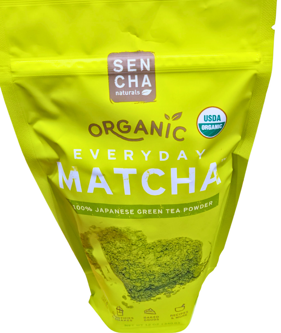 Sencha Naturals 100% Organic Matcha Green Tea Powder 12 Ounce Bag EXP 03/2027
