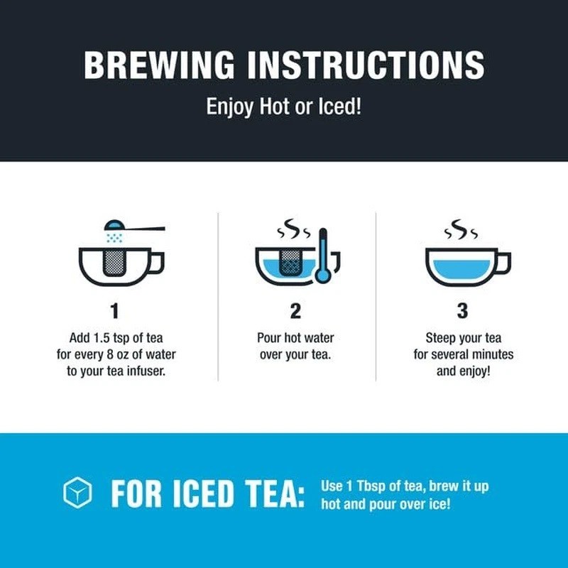 Tiesta Tea Tastings 45 Pouch/500 Cup Dry Loose Leaf Sampler Set & Infuser Bundle