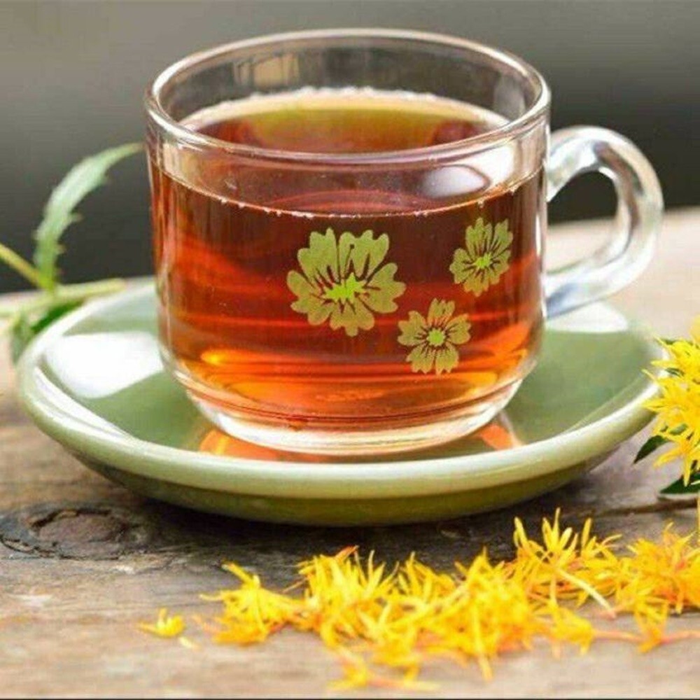 Safflower Tea 60 Tea Bags Thai Saffron Dried Herbal Natural Thanyaporn Free Ship