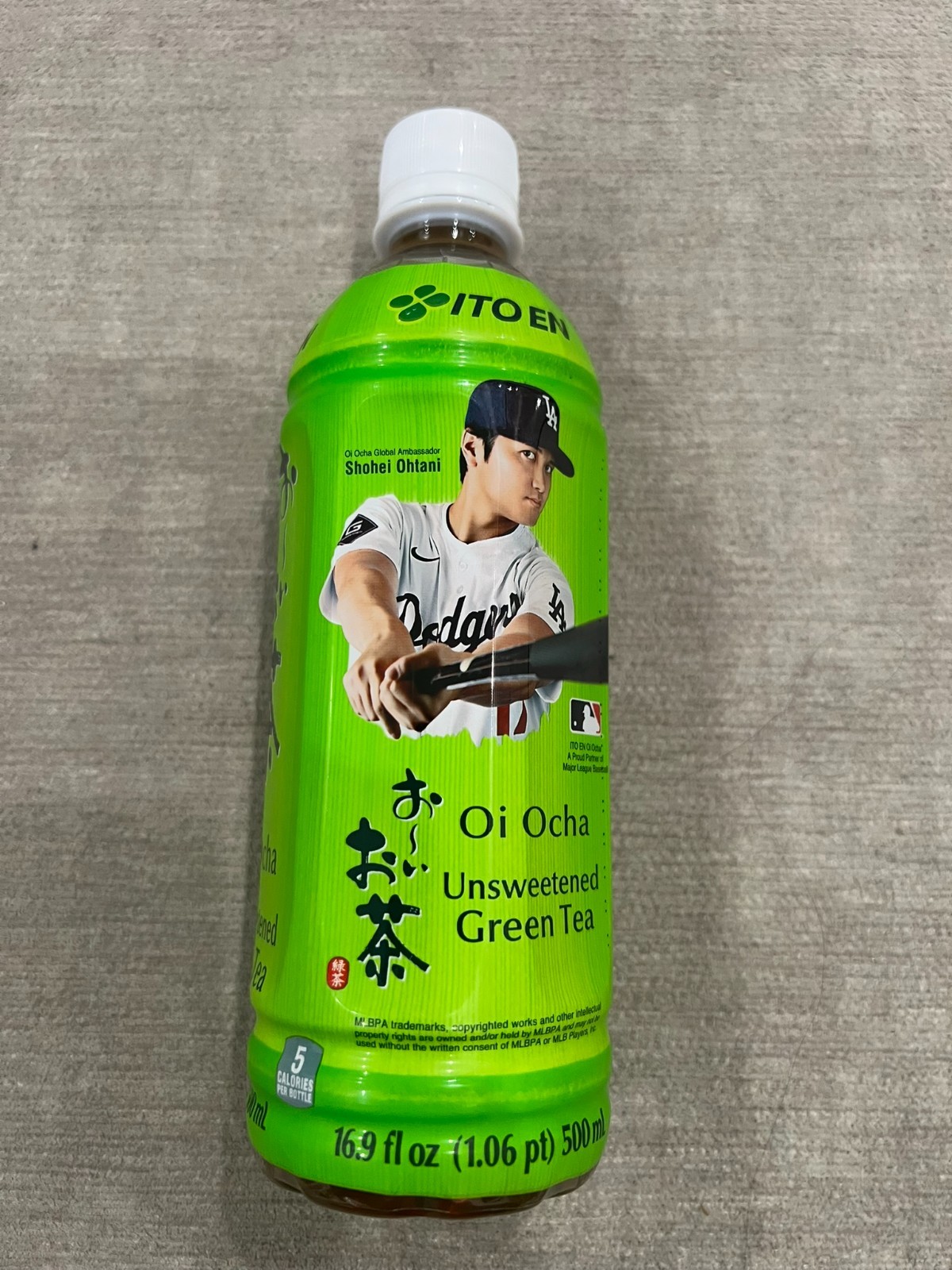 NEW SEALED Ito En Oi Ocha Unsweetened Green Tea Bottle – Shohei Ohtani / Dodgers