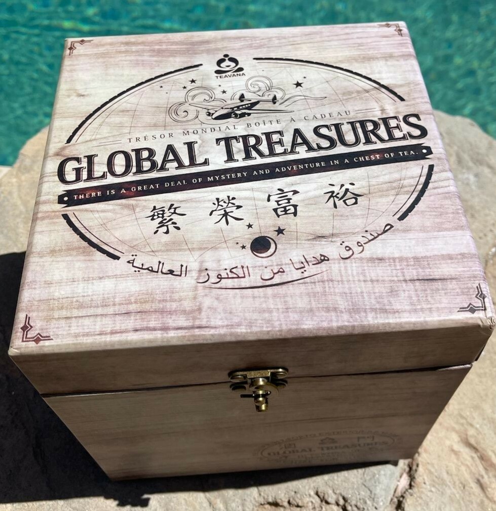 TEAVANA BOX GLOBAL TREASURES TEA COLLECTION BOX 2014 EMPTY BOX ONLY BEAUTIFUL