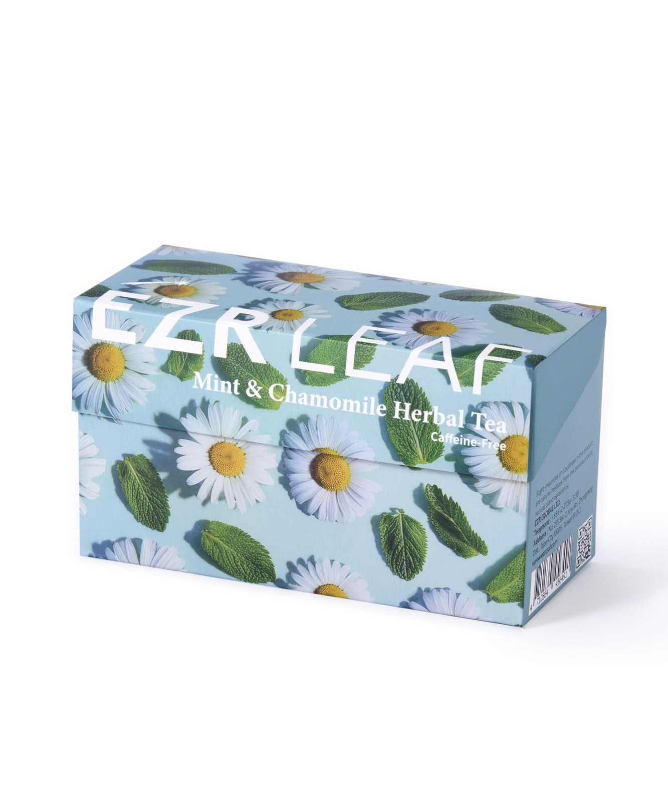 EZR Leaf Mint & Chamomile Herbal Tea 20 Pyramid Tea Bags 1.4 Once with Lemong…