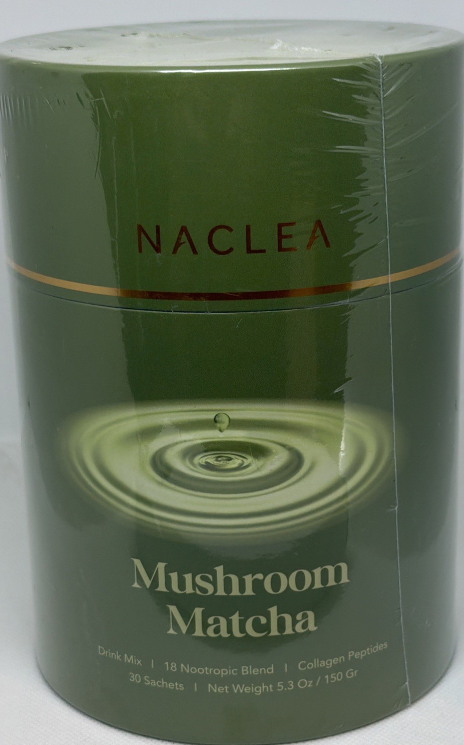 Naclea Mushroom Matcha Drink Mix Powder Sugar Free Japanese Ceremonial Green Tea