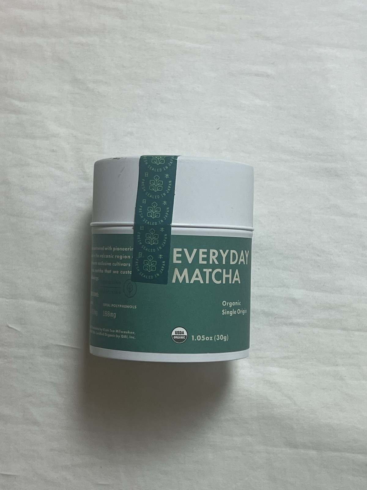 Rishi Everyday Matcha Powder, USDA Organic, Single Origin, 1.05 oz (30 g)