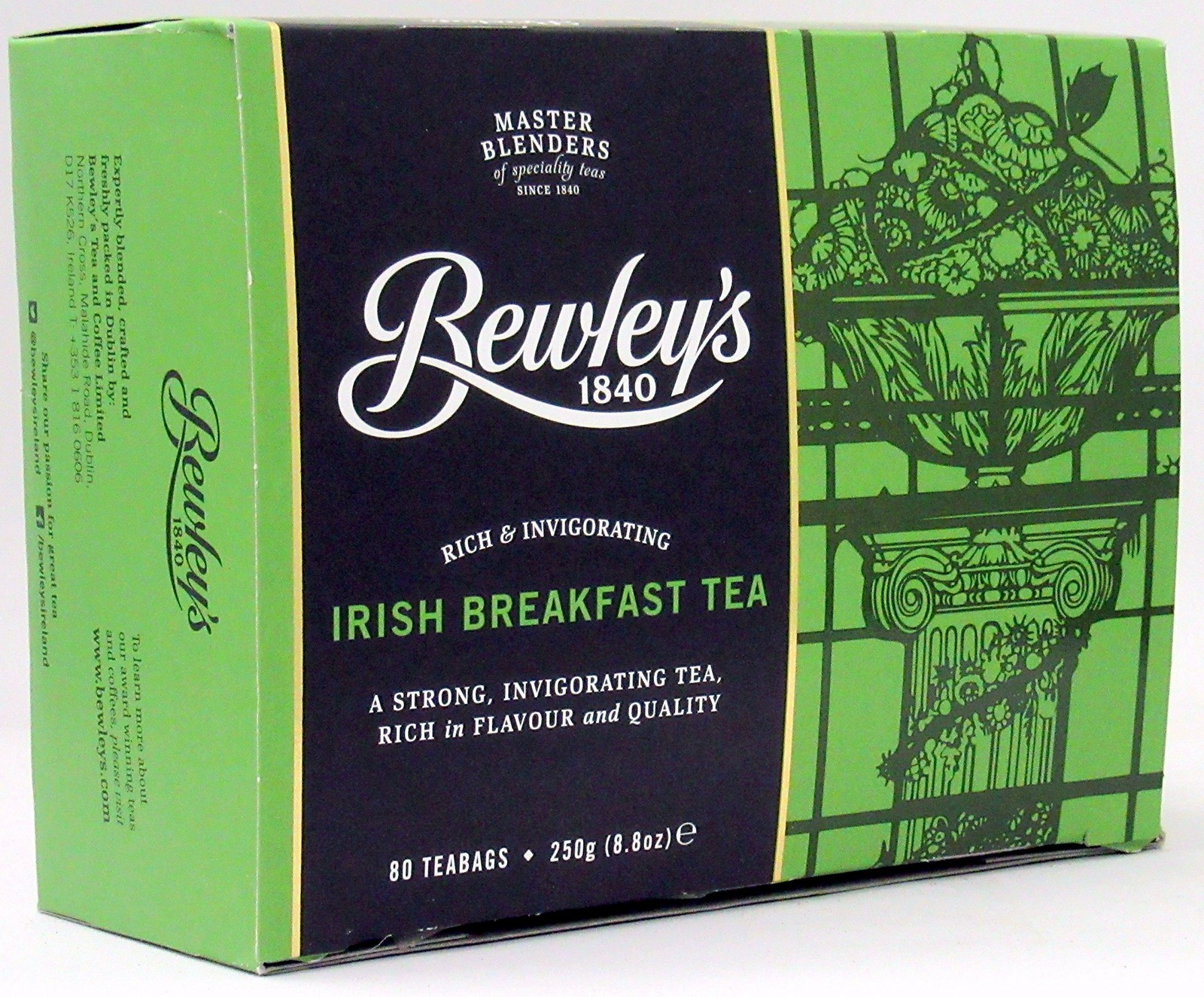 Bewley’s Irish Breakfast Tea 250 g 80 Bags 80 Count (Pack of 1)