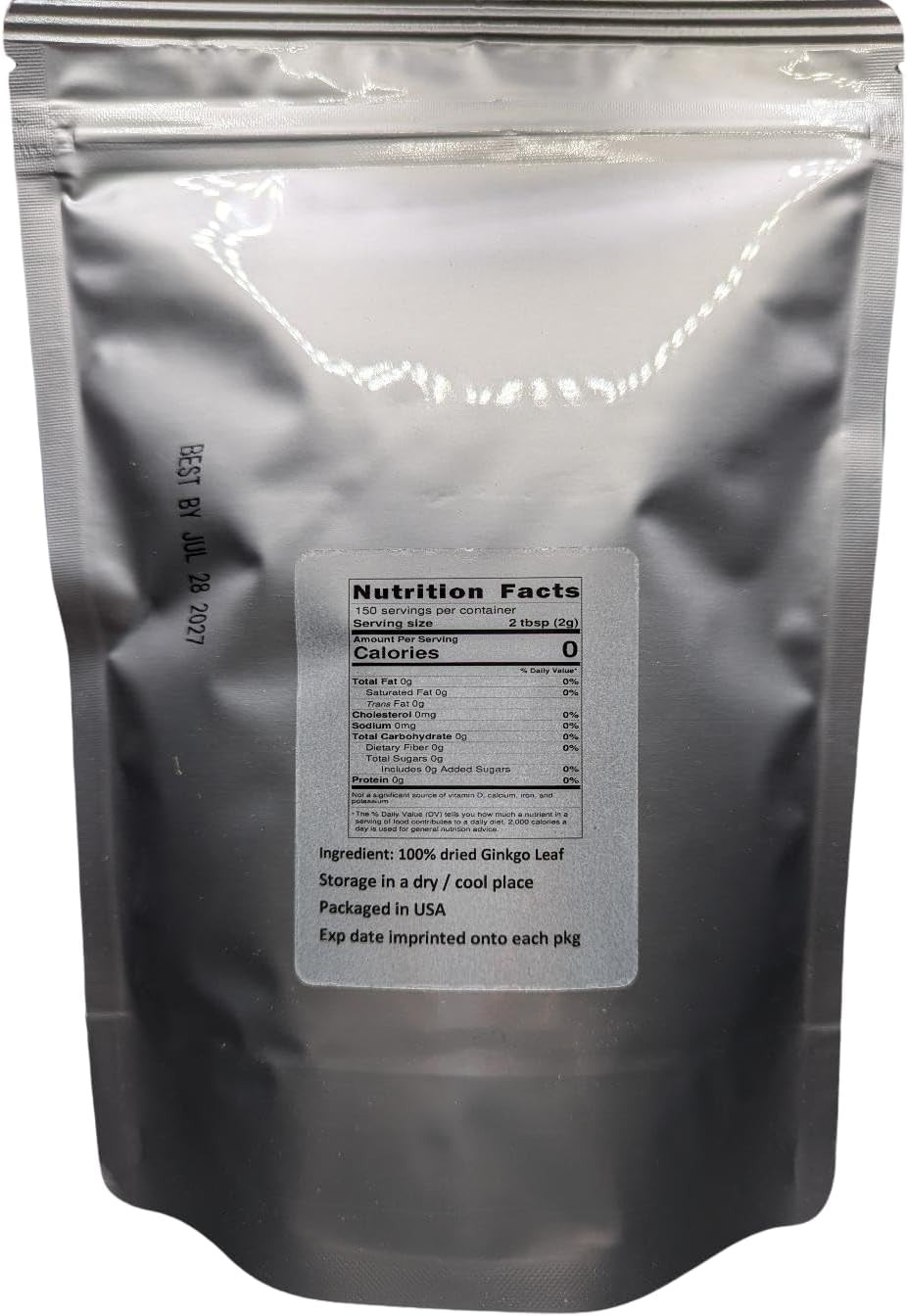 Ginkgo Leaf – Premium Ginkgo Biloba Loose Leaf 100% from Nature (12 Oz)
