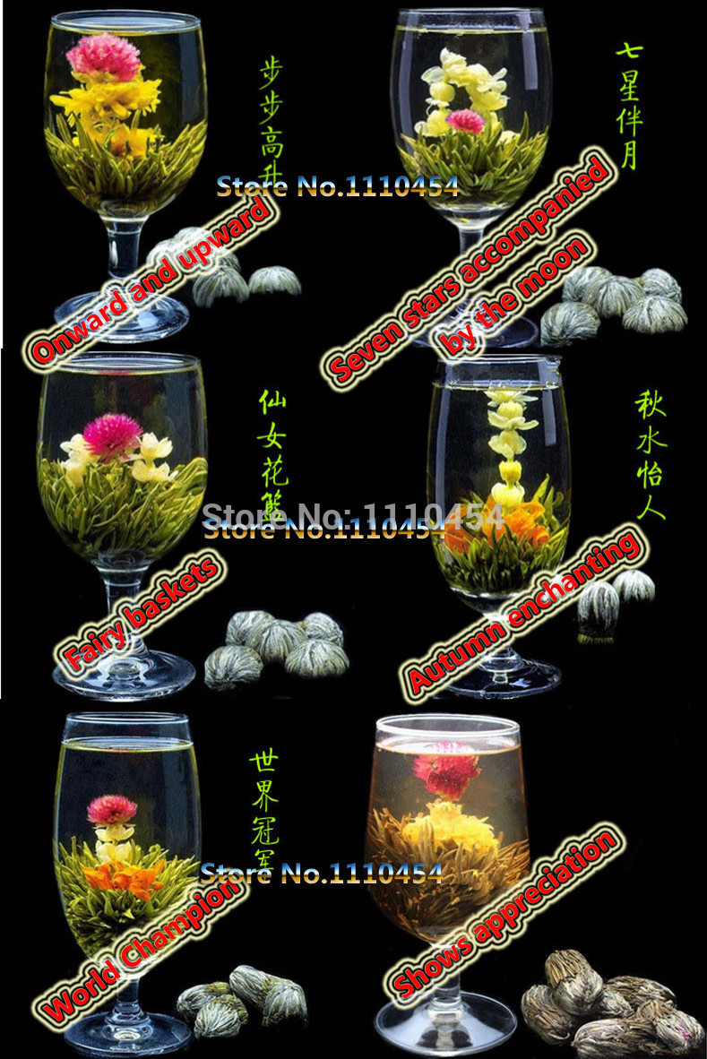 Blooming Flower Tea 16 Handmade Herbal Tea Balls Premium Fragrant Tea Gift