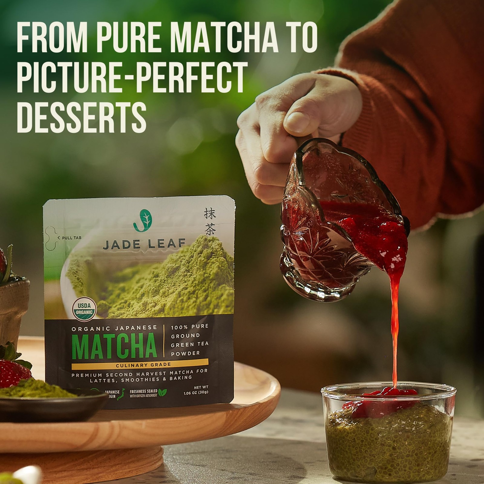 Organic Culinary Grade Matcha Powder – Japanese Green tea for Baking, Smoothi…