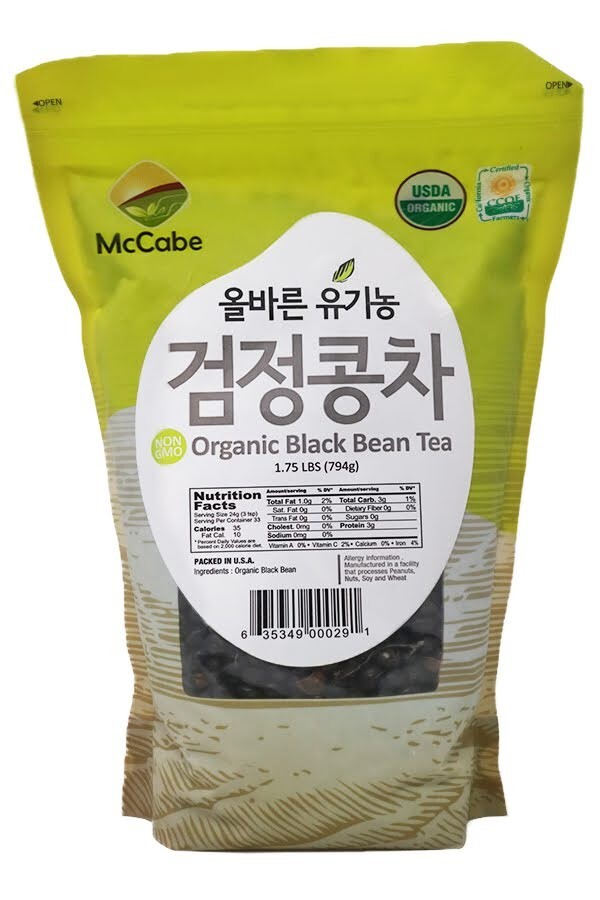 McCabe USDA ORGANIC Tea, (3-Pack) (Corn Tea, Black Bean Tea, and Brown Rice Tea)