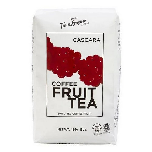 Organic Fruit Tea Cascara 1 Lb by Twin Engine Coffee
