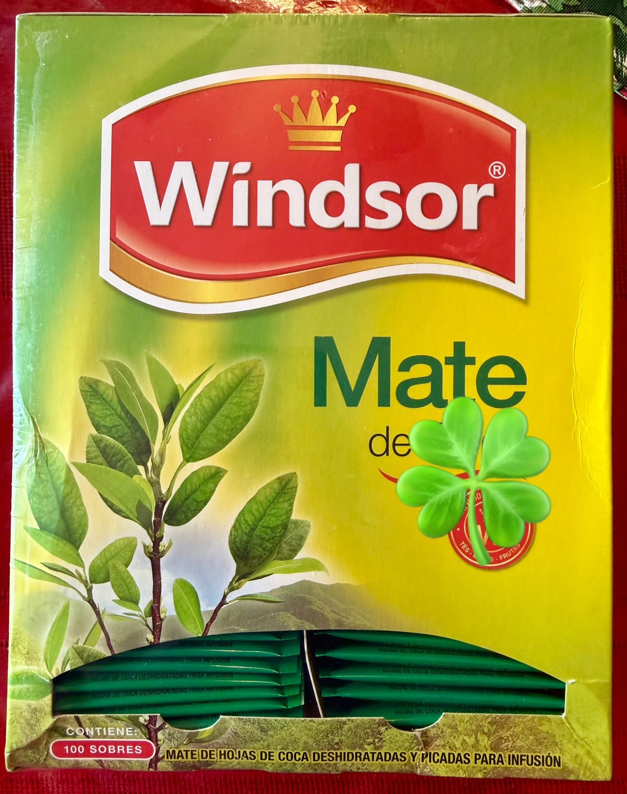 Bolsas de té mate de Windsor