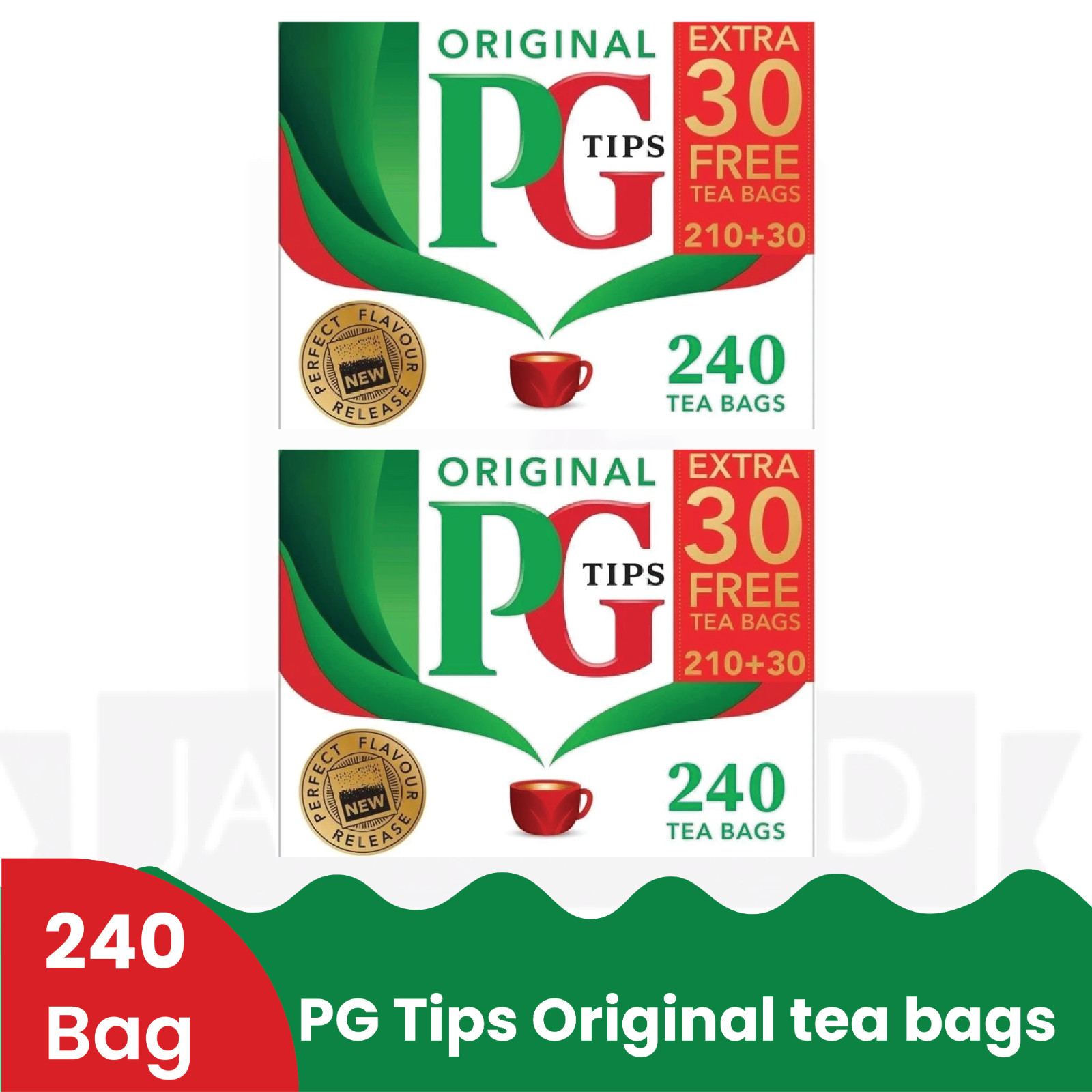PG Tips 240 Tea Bags Pack of 2 Classic British Black Tea Pack – WITHOUT BOX