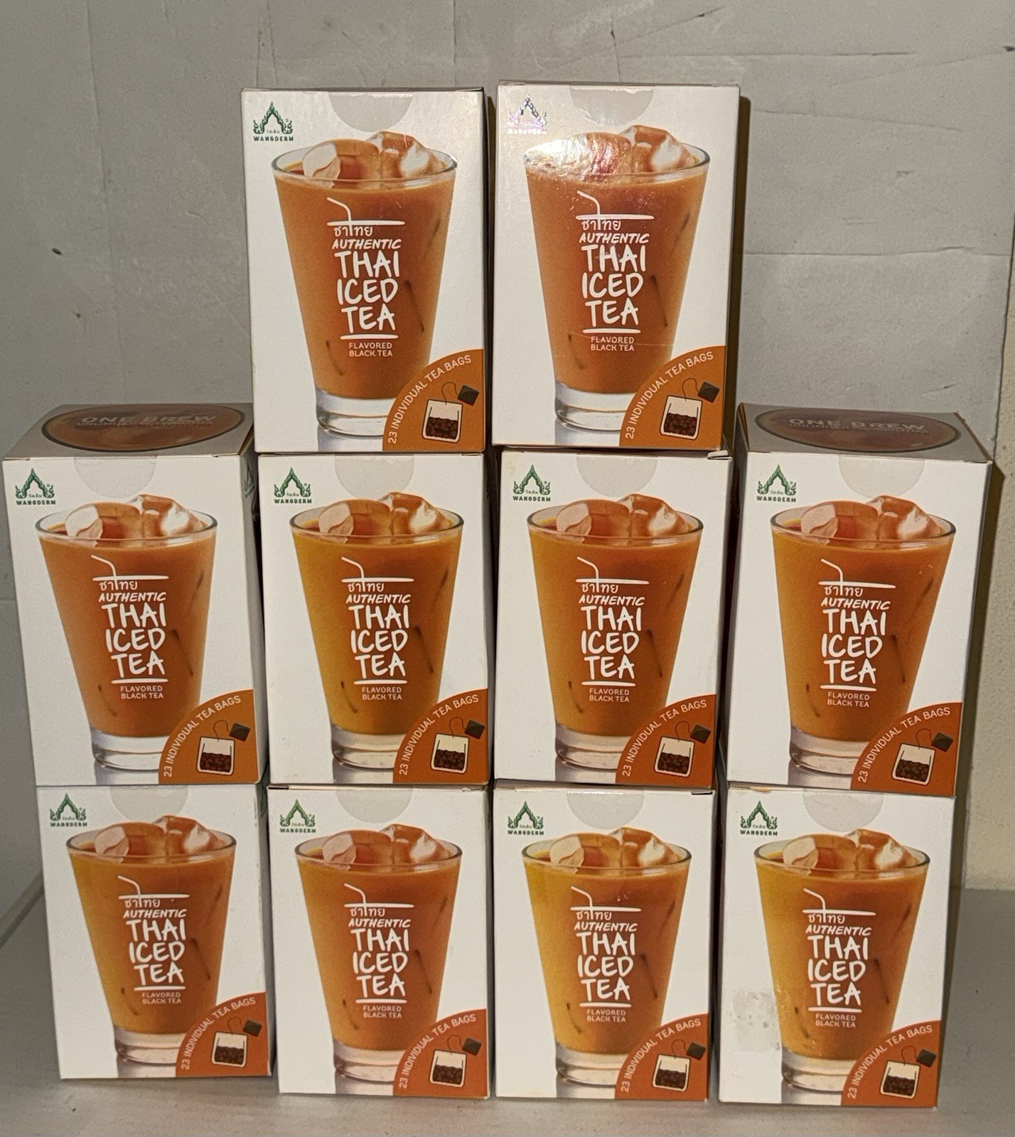 (10) boxes WANGDERM Thai Iced Tea Bags flavored Black Tea
