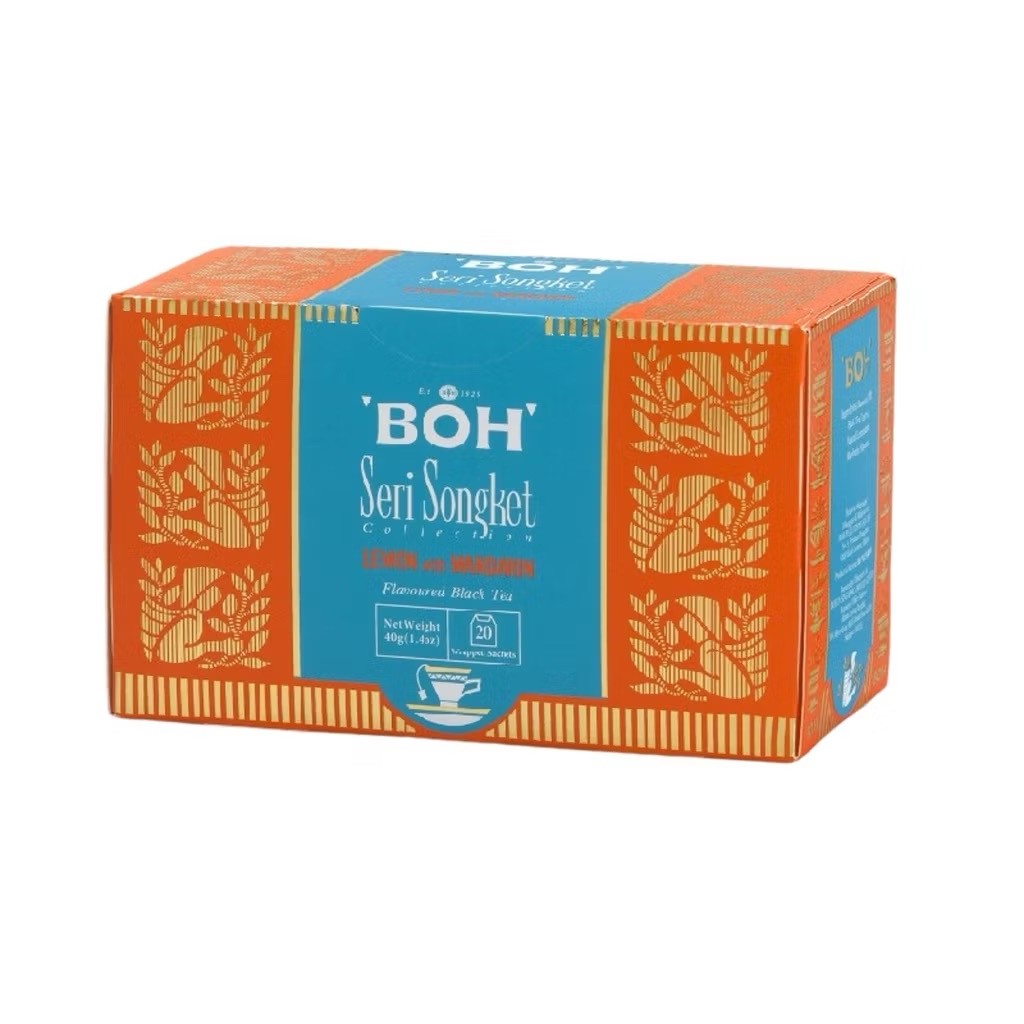 Boh Seri Songket Malaysian Tea Collection 20 Sachets – Choose Flavour
