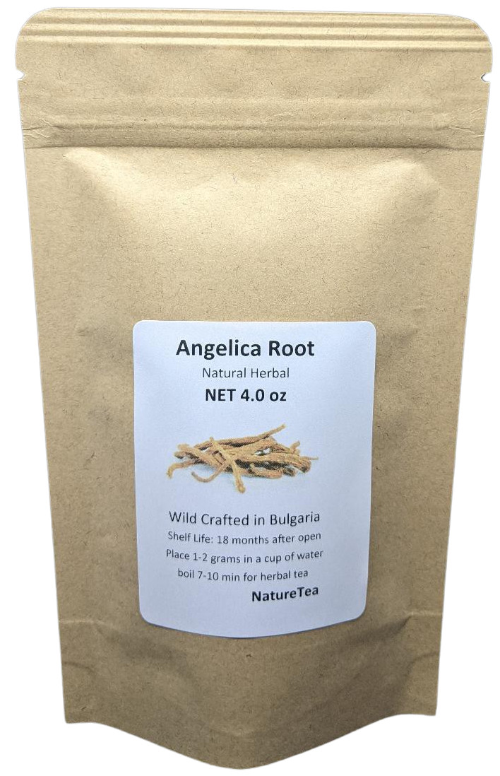 Angelica Root -Angelica archangelica Dried Root Cut by Nature, Wild Crafted
