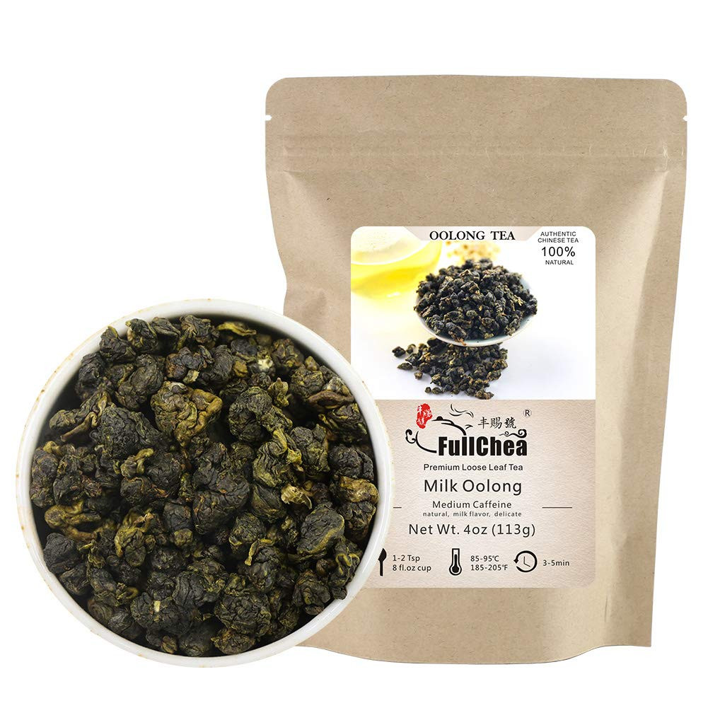 Milk Oolong Tea – Loose Leaf – Taiwan High Mountain Jin Xuan – Naturally Milky &
