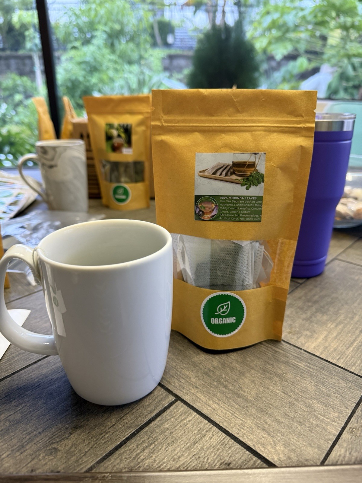 Organic Herbal Tea Moringa Tea And Soursop Tea 20 Sachet Per Pack