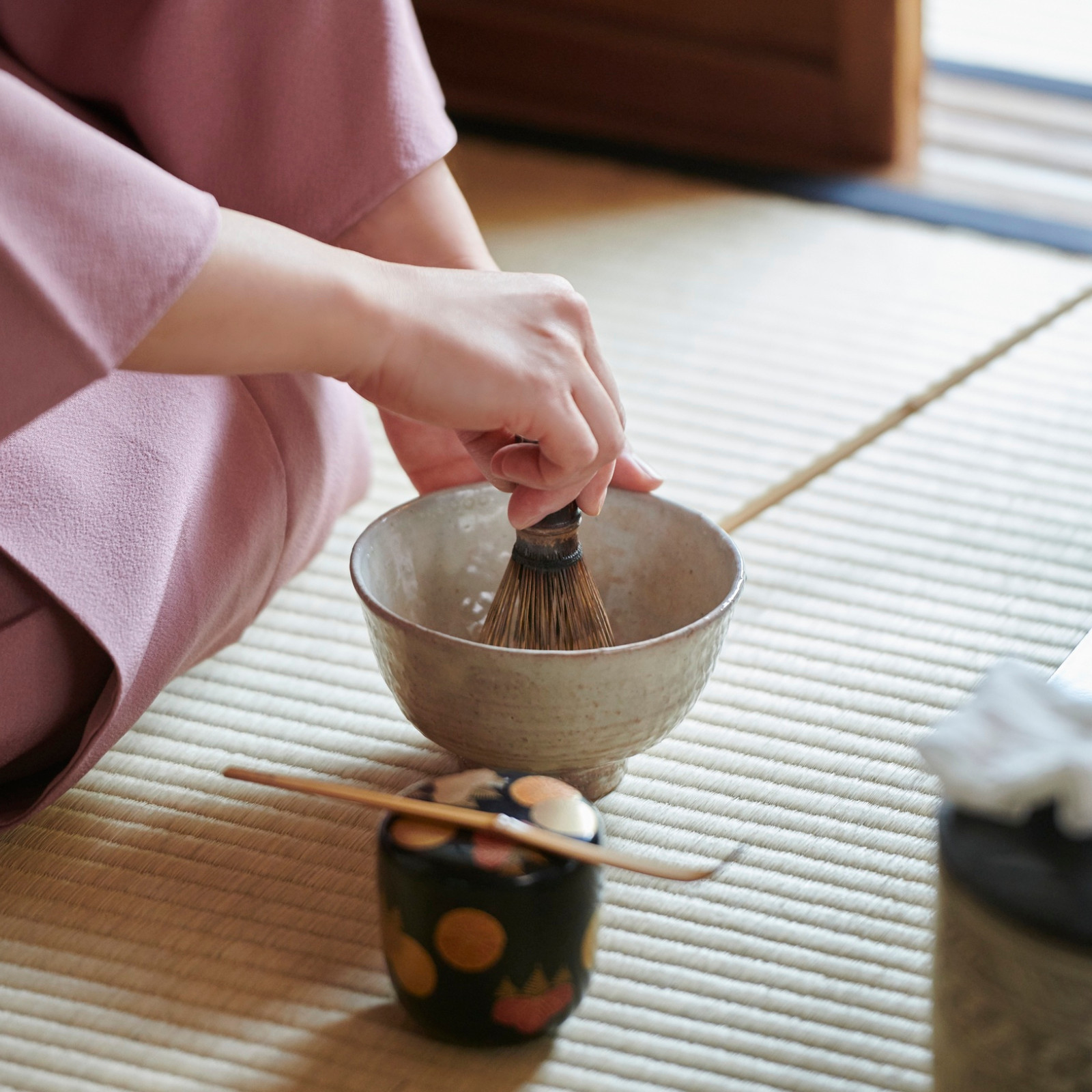 Kanbayashi Shunsho Matcha can set of 2 UJI Ceremonial Grade